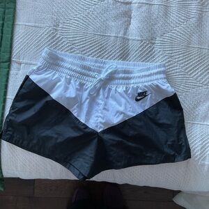 Nike Women's Athletic Shorts in Black and White
